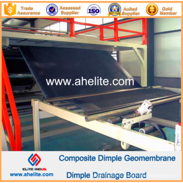 HDPE Grübchen Geomembrane Composite Schwarz Farbe PP Nonwoven Geotextil